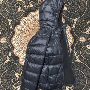 Aritzia Midnight Blue Puffer Coat